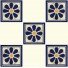 Mexican Talavera Tile Daisy 5